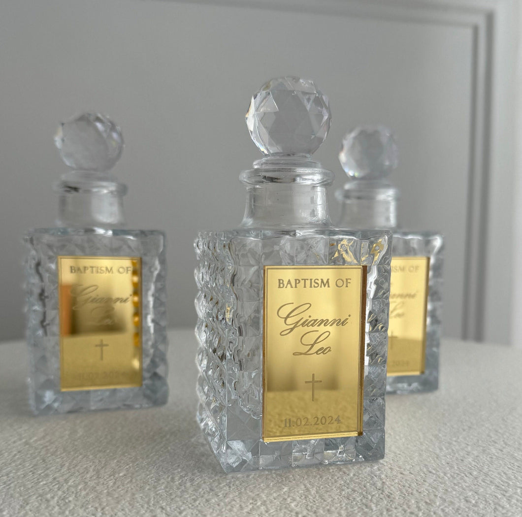 Mini Decanter with Acrylic Plaque